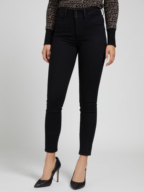 Pantalon En Jean Coupe Moulante Guess Noir