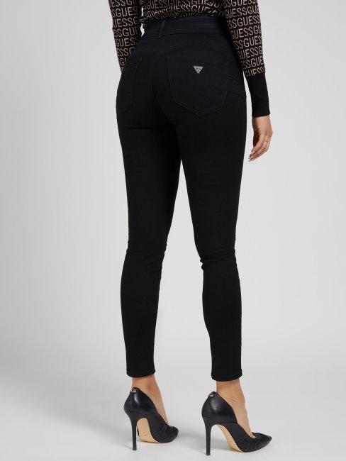 Pantalon En Jean Coupe Moulante Guess Noir