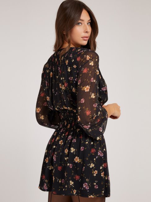 Robe Fantaisie Florale Fantaisie Imprimé Sur L'ensemble Robe