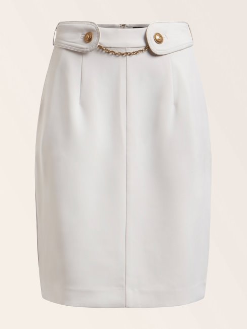 Jupe Midi Crème Guess Marciano Chaîne