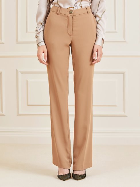 Guess Pantalon Droit Marciano Orange