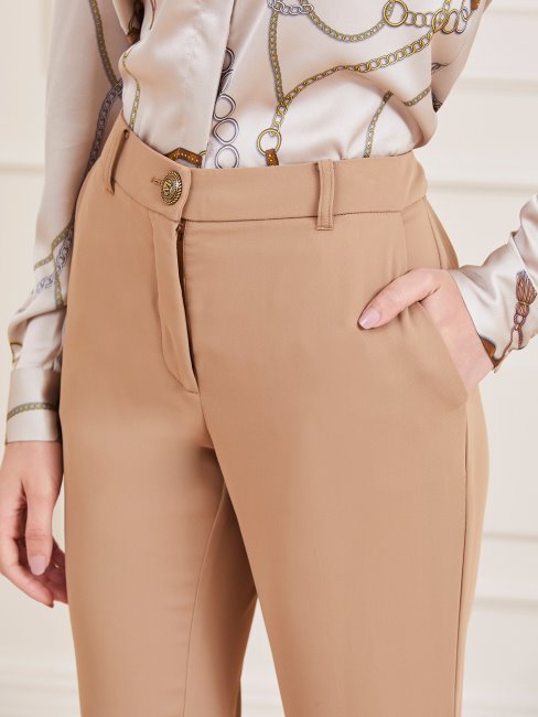 Guess Pantalon Droit Marciano Orange