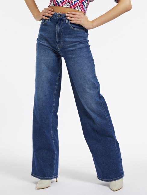 Guess Regular Fit Denim Pantalon Bleu Nouvelle Tendance