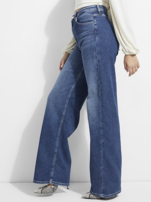 Guess Regular Fit Denim Pantalon Bleu Nouvelle Tendance