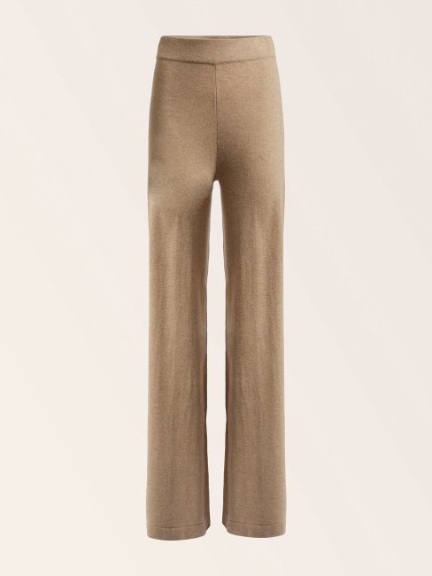 Guess Pantalon En Cachemire Beige Martien