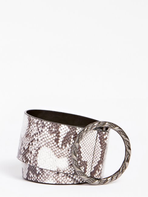 Ceinture Noire Réversible Guess Multi