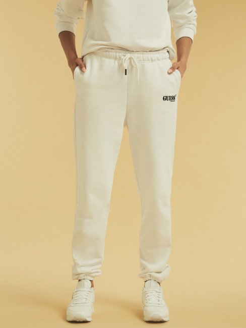 Pantalon De Jogging Logo Guess Blanc