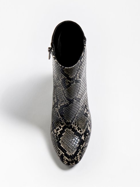 Lariah Bottine Imprimé Python Guess Noir