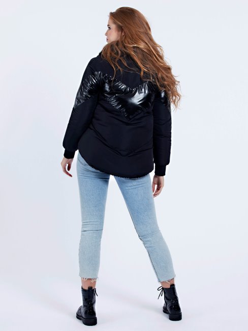 Guess Veste Matelassée Réversible Noire