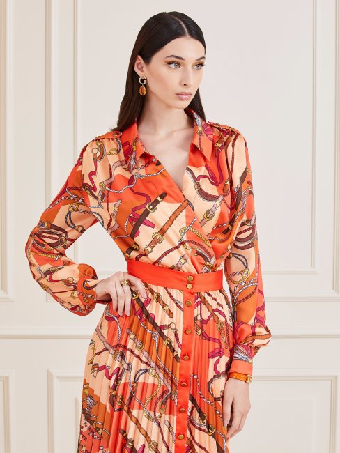 Marciano Imprimé Sur Tout Le Corps Devinez Les Nuances D'orange