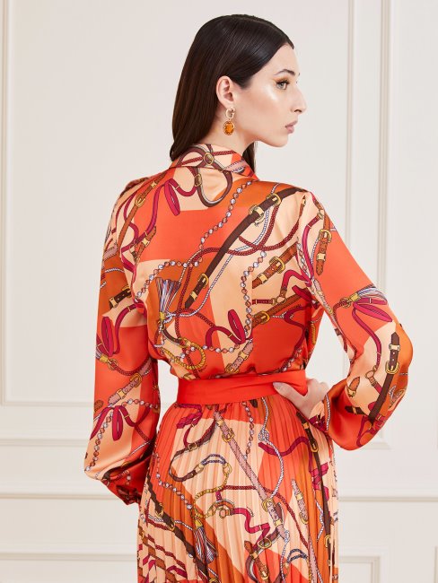 Marciano Imprimé Sur Tout Le Corps Devinez Les Nuances D'orange