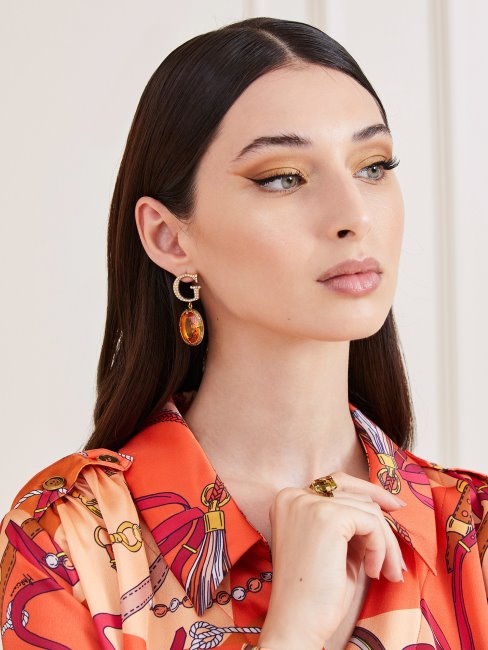 Marciano Imprimé Sur Tout Le Corps Devinez Les Nuances D'orange