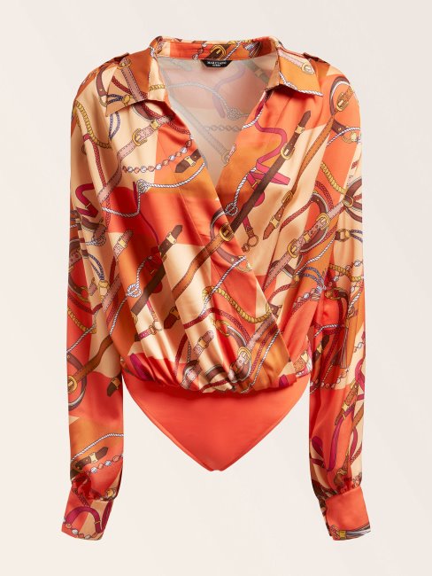 Marciano Imprimé Sur Tout Le Corps Devinez Les Nuances D'orange