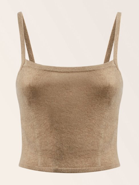 Top Pull En Cachemire Marciano Beige Guess