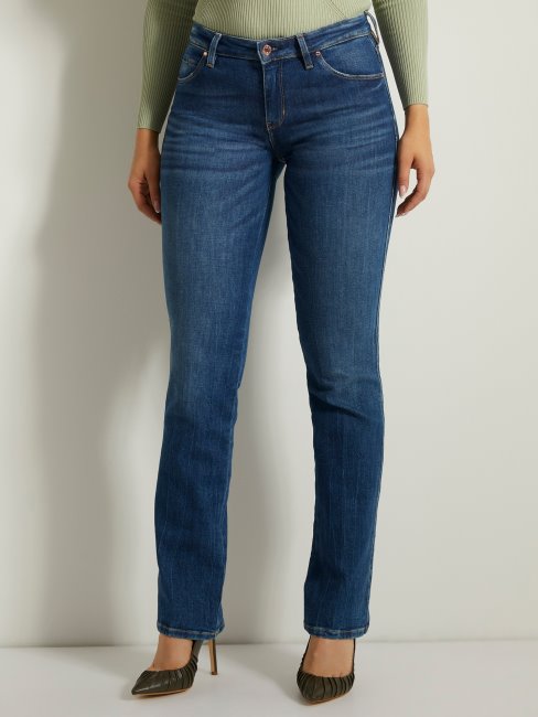 Pantalon En Jean Coupe Slim Bleu Guess