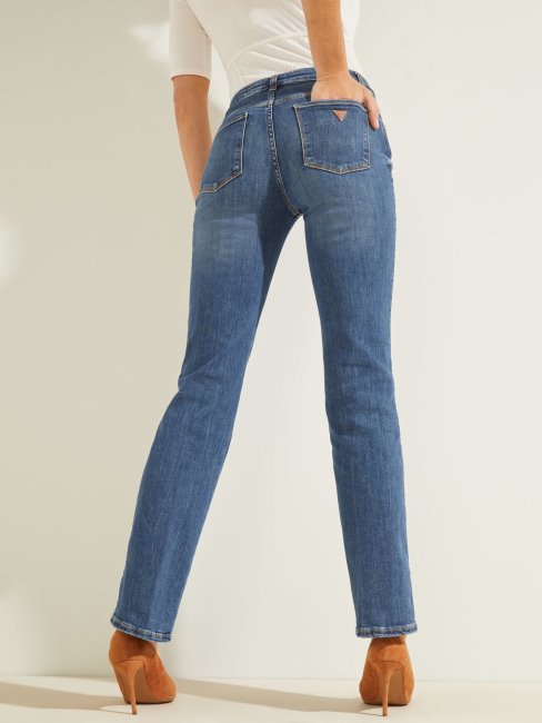 Pantalon En Jean Coupe Slim Bleu Guess
