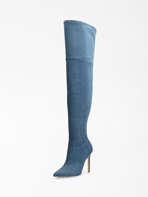 Botte En Daim Baiwa Bleu Guess