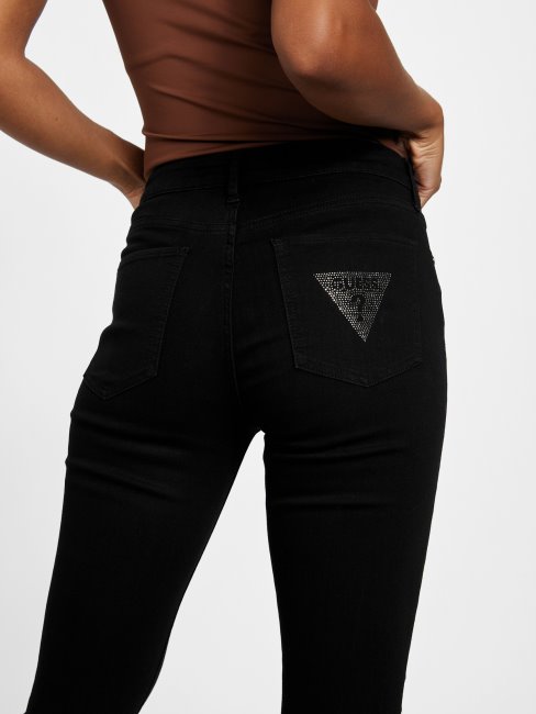 Jean Skinny Eco Brenda Taille Mi-haute Noir Guess