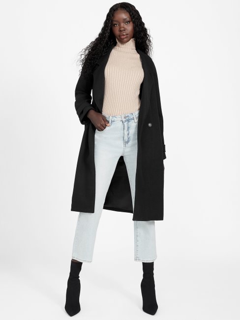 Manteau Guess Trèfle Noir De Jais