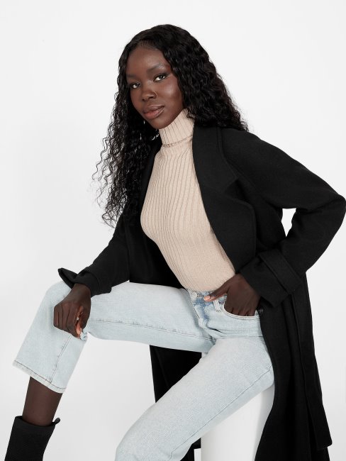 Manteau Guess Trèfle Noir De Jais