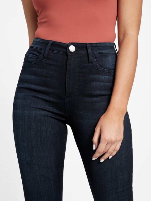 Guess Eco Simmone Jean Skinny Taille Haute Rinçage Lavage