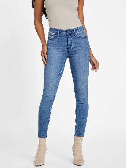 Jean Skinny Taille Mi-haute Guess Eco Brenda Délavé Moyen