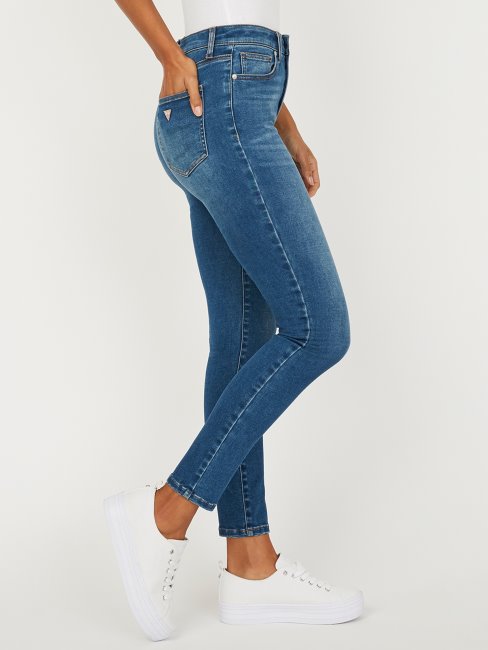 Tamara Jean Skinny Taille Haute Guess Délavé Moyen