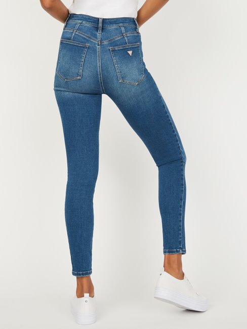 Tamara Jean Skinny Taille Haute Guess Délavé Moyen