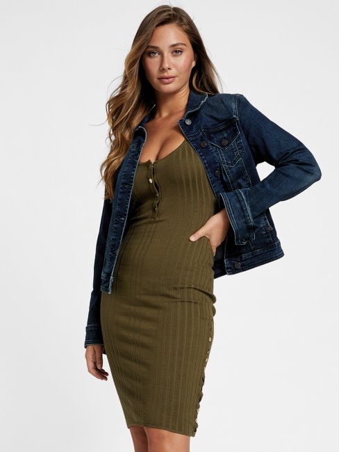 Veste En Jean Alisana Délavé Dark Guess