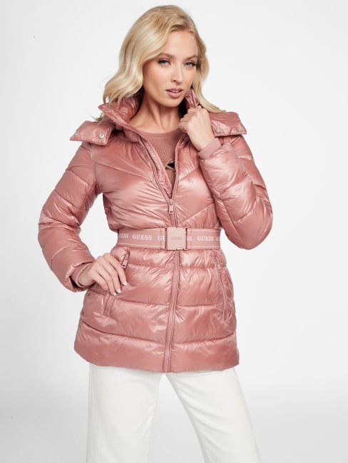 Guess Eco Silene Doudoune Rouge Glen