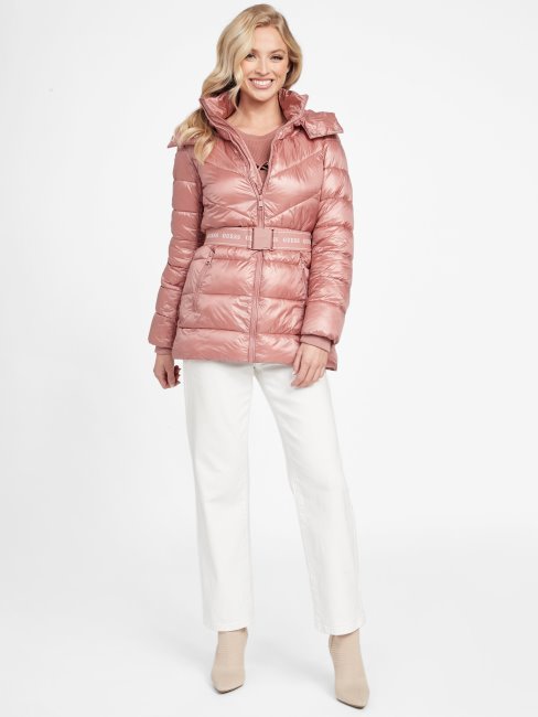 Guess Eco Silene Doudoune Rouge Glen