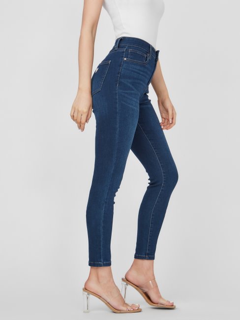 Guess - Tamara - Jean Skinny Taille Haute Délavé Foncé