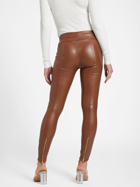 Leggings En Similicuir Jalena Trunk Guess