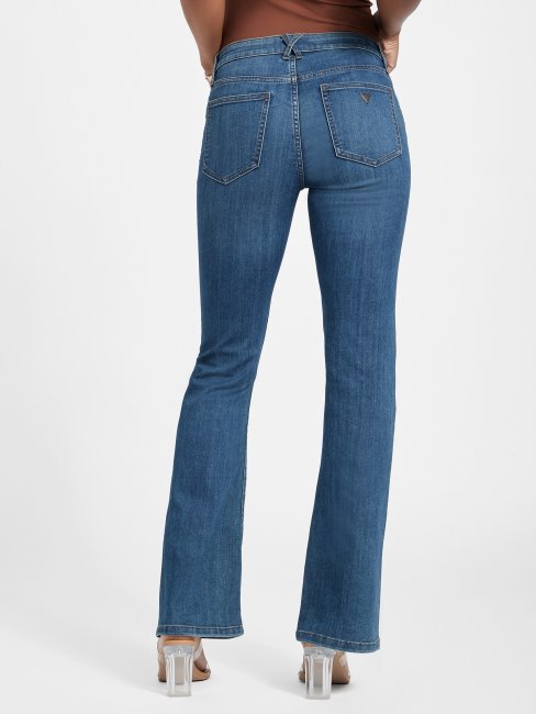 Jean Bootcut Taille Mi-haute Guess Eco Lyllah Délavé Moyen