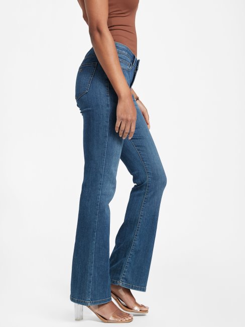 Jean Bootcut Taille Mi-haute Guess Eco Lyllah Délavé Moyen