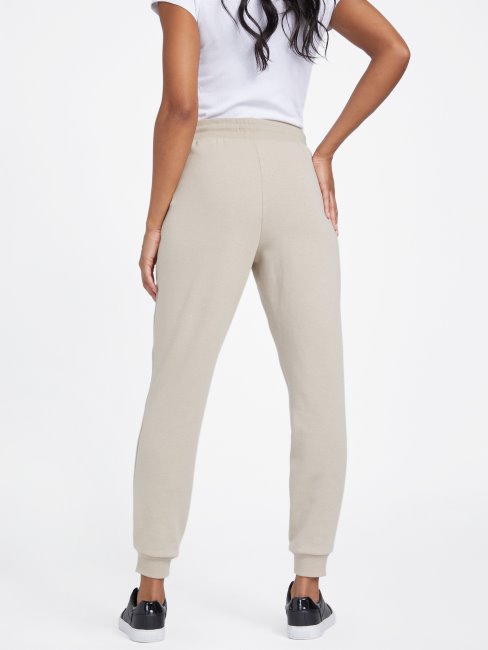 Sabrina Jogger Logo Velours Taupe Guess