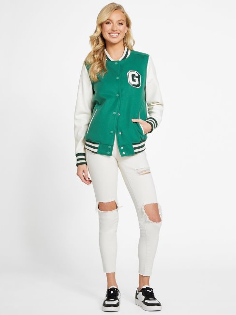 Veste Universitaire Carola Guess Vert Sans Fin