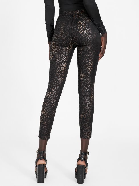 Jean Skinny Katrina Rince Métallisé Noir