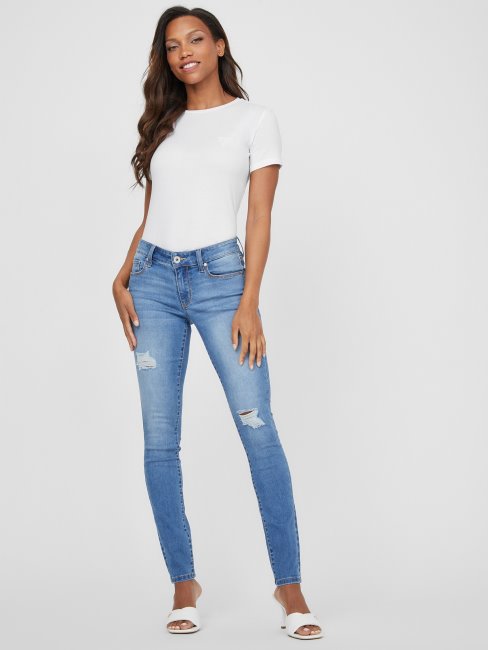 Jean Skinny Classique Sienna Medium Destroy Guess