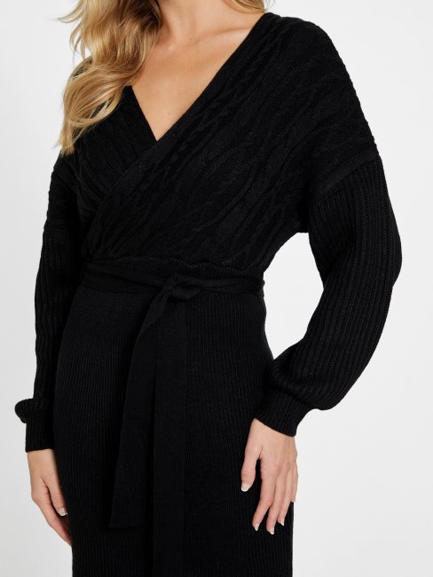 Morant Peignoir Pull Guess Noir De Jais