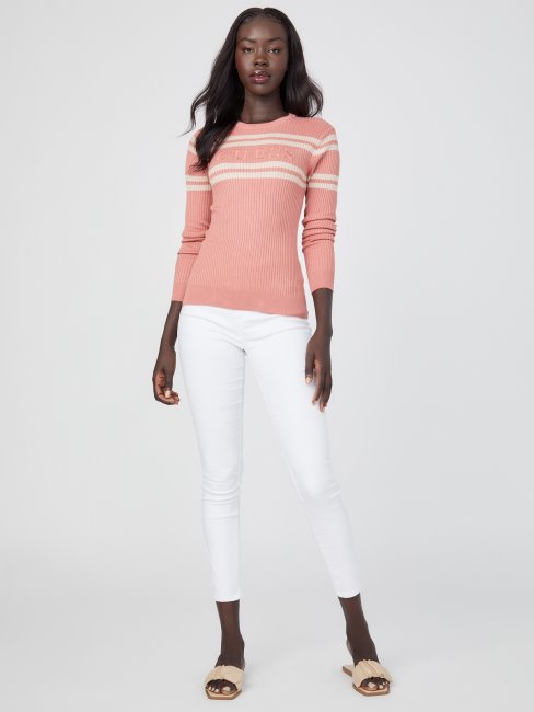 Pull Logo Venise Rouge Glen Deviner