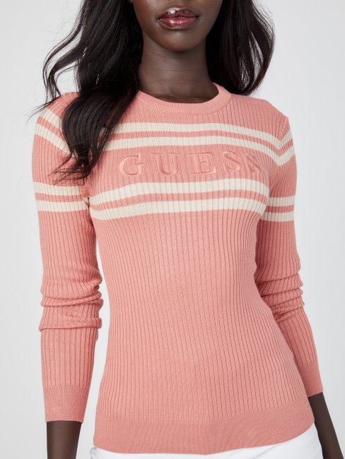 Pull Logo Venise Rouge Glen Deviner