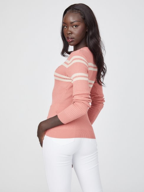 Pull Logo Venise Rouge Glen Deviner