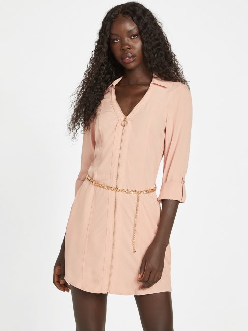 Abelina Challis Robe Nuisette Guess Pêche Rose