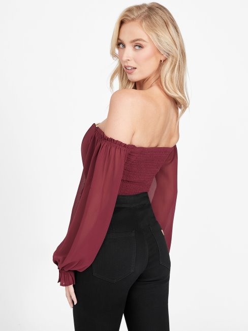 Sharlene Sheer Top Devine Vin Mystique