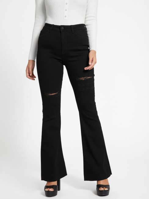 Jean évasé Destroy Guess Eco Lyndon Noir Destroy