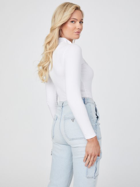 Guess Eco Elvia Body Logo Blanc Pur