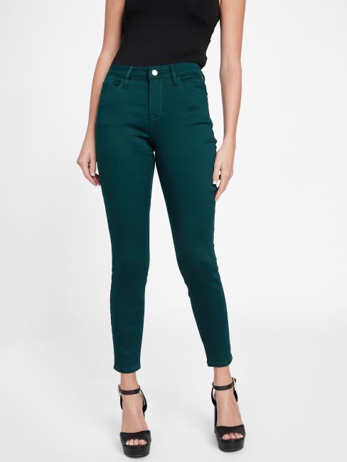 Dark Jade Eco Jaden Sculpt - Jean Skinny Taille Mi-haute Guess