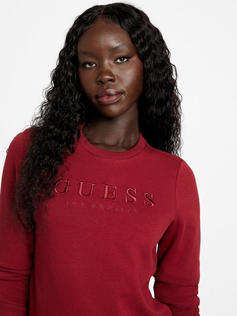 Jus De Betterave Pull Ras Du Cou Val Rouge Guess