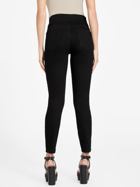 Guess Regina Chaîne Jean Skinny Noir